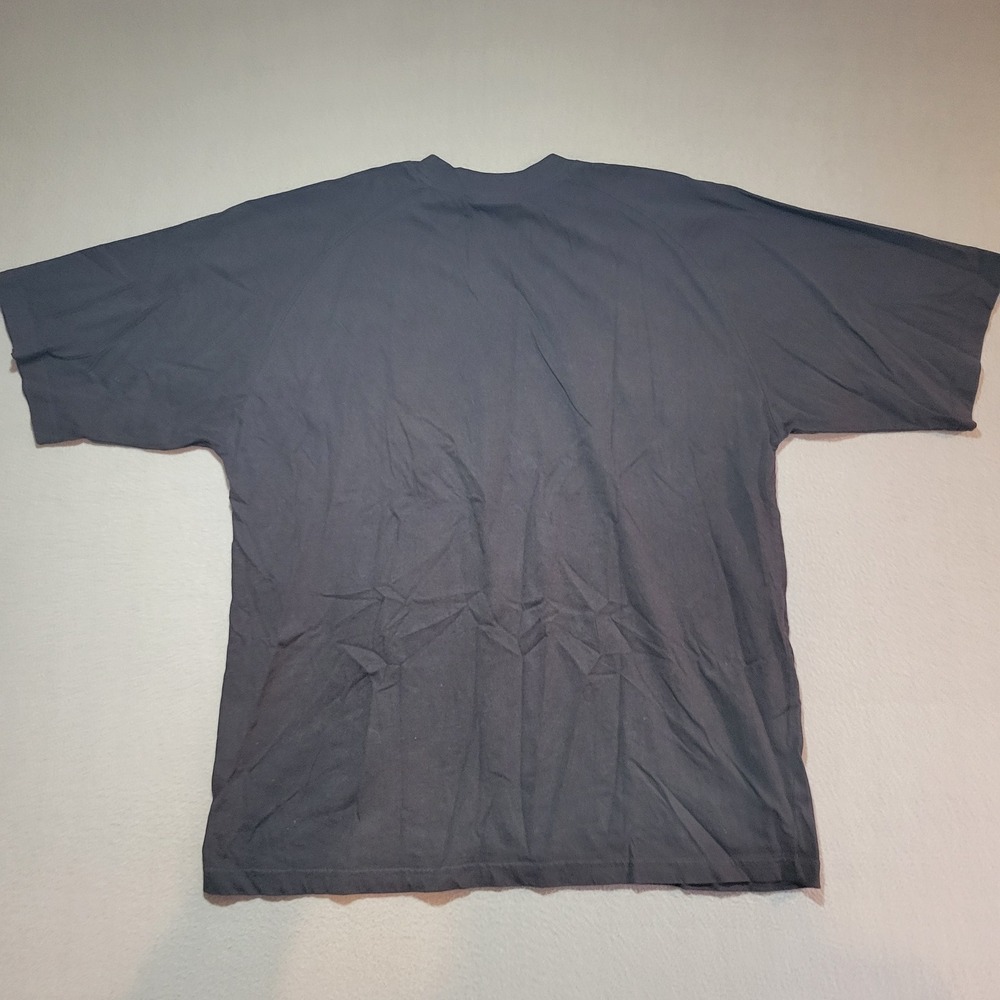 Vintage NFL New Orleans Saints T-Shirt XL Black Gold Graphic Tee Cotton - Picture 2 of 7